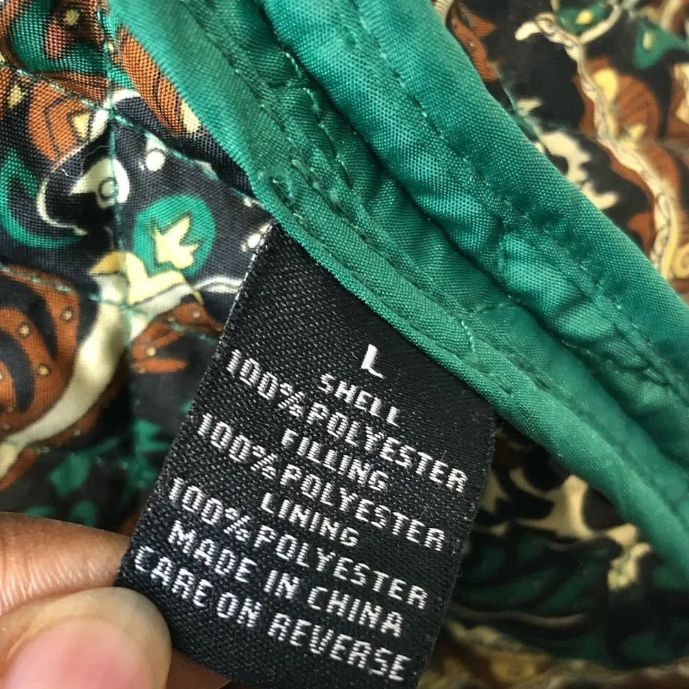 Briggs New York green lined snap front jacket - Picture 10 of 11